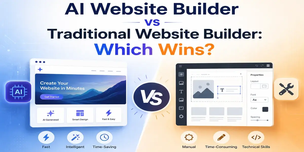 AI Website Builder vs Traditional Website Builder