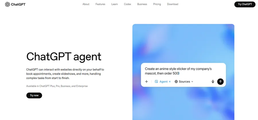 ChatGPT agent