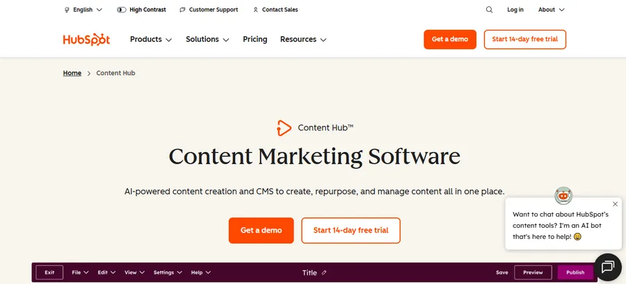HubSpot Content Hub