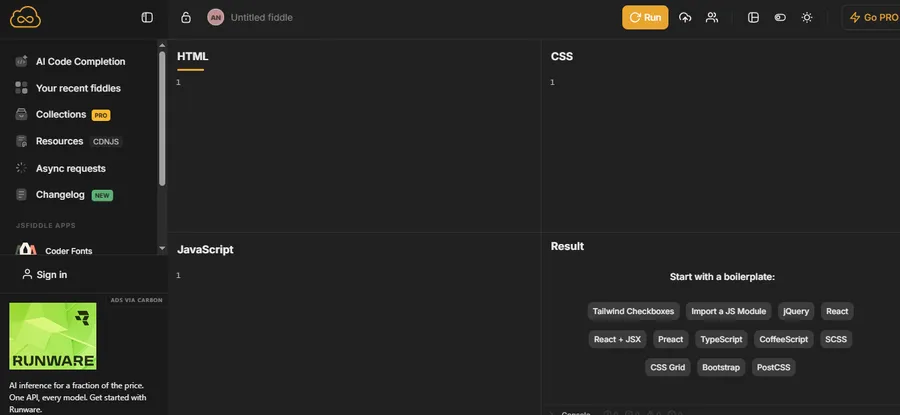 8+ Best Free HTML Editor Tools 12 JSFiddle