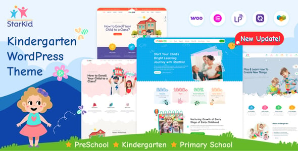 StarKid - Kindergarten WordPress Theme 1 StarKid - Kindergarten WordPress Theme