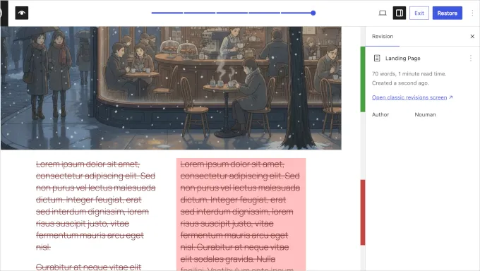 WordPress 7.0 Features: A Complete Guide to the New Release 16 Visual Revisions