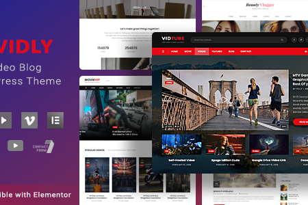 Vividly - Video Blog WordPress Theme