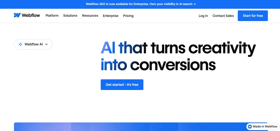 Webflow AI