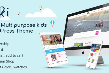Aki - Multipurpose Kids WordPress Theme