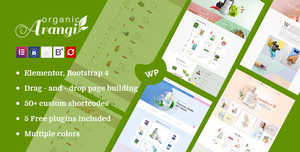 Arangi - Organic WooCommerce Theme 1 Arangi - Organic WooCommerce Theme