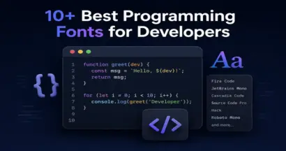 10+ Best Programming Fonts for Developers 13 Best Programming Fonts for Developers