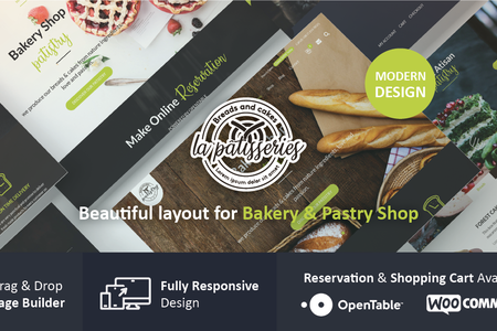 Cake & Bakery WordPress Theme