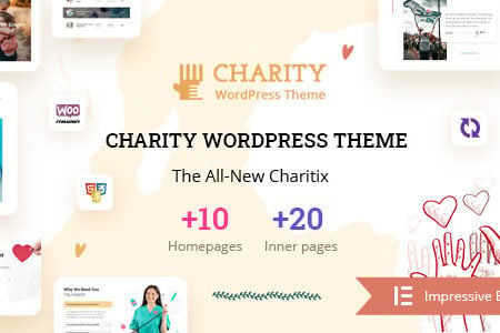 Charitix - Nonprofit Charity WordPress Theme