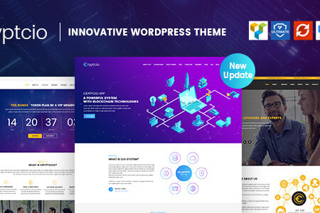 Cryptcio - Innovative WordPress Theme