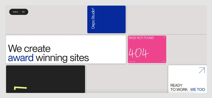 13 Great Design Sites: Top Ideas for Your Next Project 26 Depo Studio