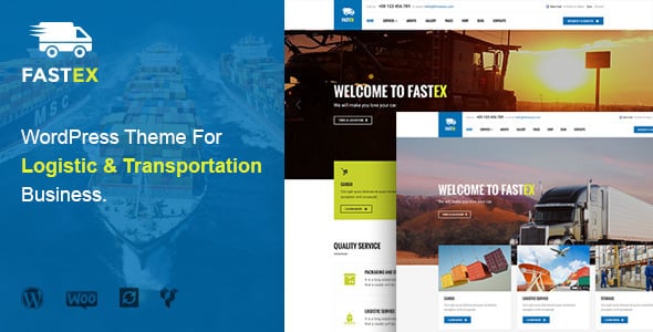 FastEx - Logistics WordPress Theme 1 FastEx - Logistics WordPress Theme