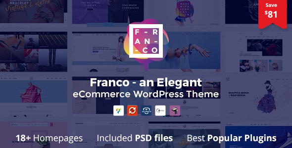 Franco - Elegant WooCommerce WordPress Theme 1 Franco - Elegant WooCommerce WordPress Theme