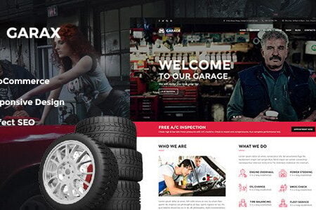 Garax - Automotive WordPress Theme