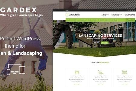 Gardex - Landscaping & Gardening WordPress Theme