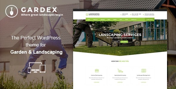 Gardex - Landscaping & Gardening WordPress Theme 1 Gardex - Landscaping & Gardening WordPress Theme