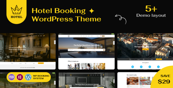 Hotel Booking WordPress Theme 1 Hotel Booking WordPress Theme
