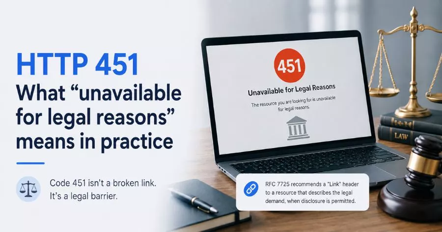 What "unavailable for legal reasons" means in practice