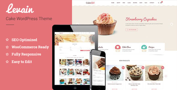 Levain - Cake WordPress Theme 1 Levain - Cake WordPress Theme