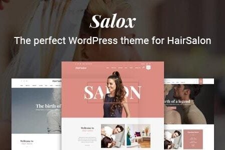 Salox - Hair Salon WordPress Theme
