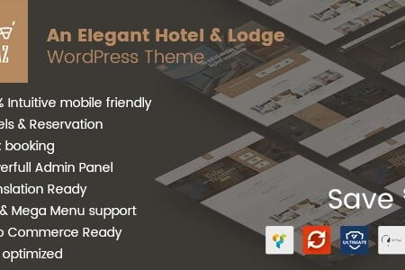 Solaz - An Elegant Hotel & Lodge WordPress Theme