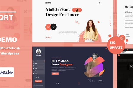 Squareroot - WordPress Resume Theme