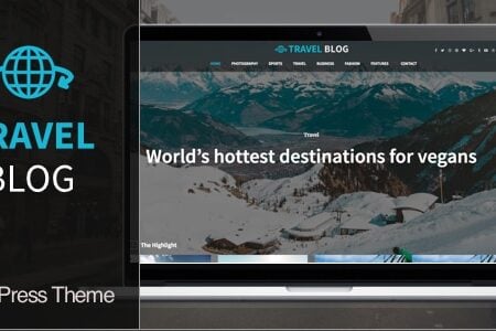 Travel Blog WordPress Theme