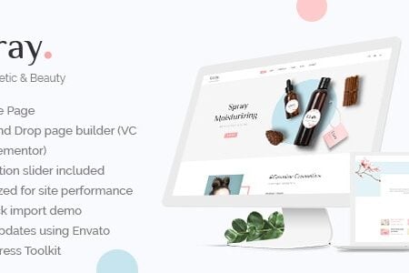 Uray | Cosmetic & Beauty Shop WordPress WooCommerce Theme