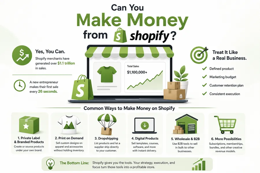 How Does Shopify Make Money? Full Breakdown 2026 7 Can you make money from Shopify as a store owner