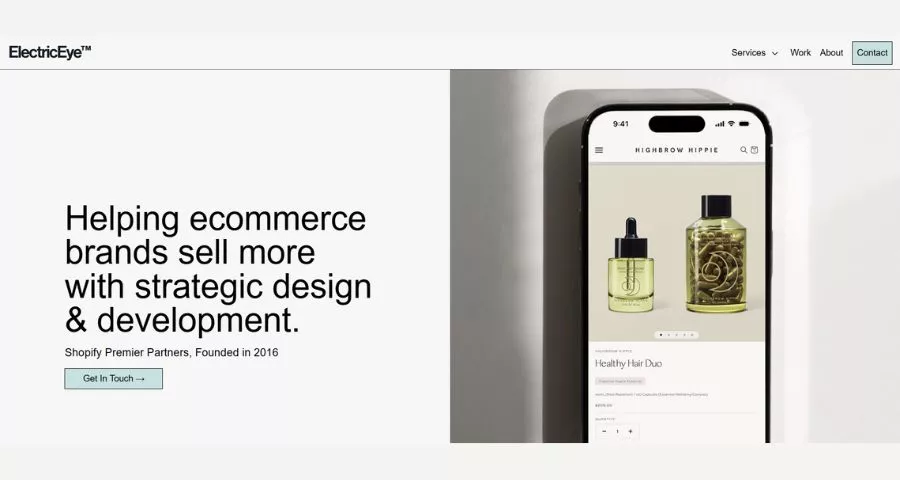 TOP 10+ Shopify eCommerce Agencies to Hire 18 Electric Eye - Shopify eCommerce Agency