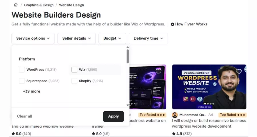 5 Best Affordable Website Design Packages for Small Business 10 Fiverr freelance design packages