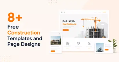 Free Construction Templates and Page Designs