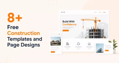 Free Construction Templates and Page Designs