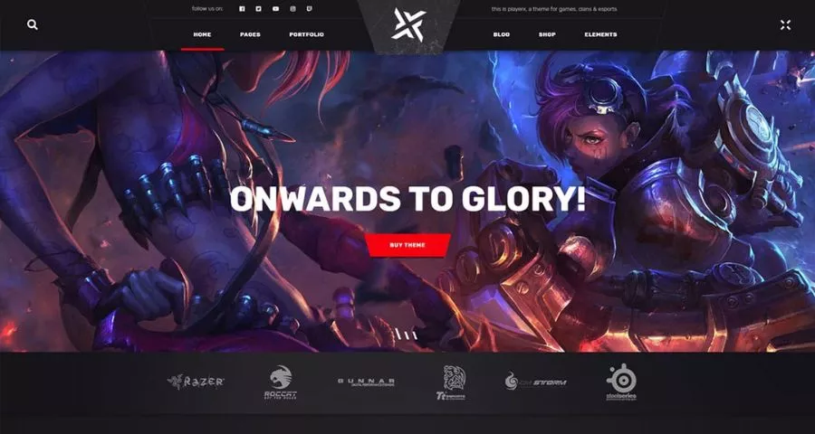 How to Create a Game Site 5 Choose a theme built for gaming content