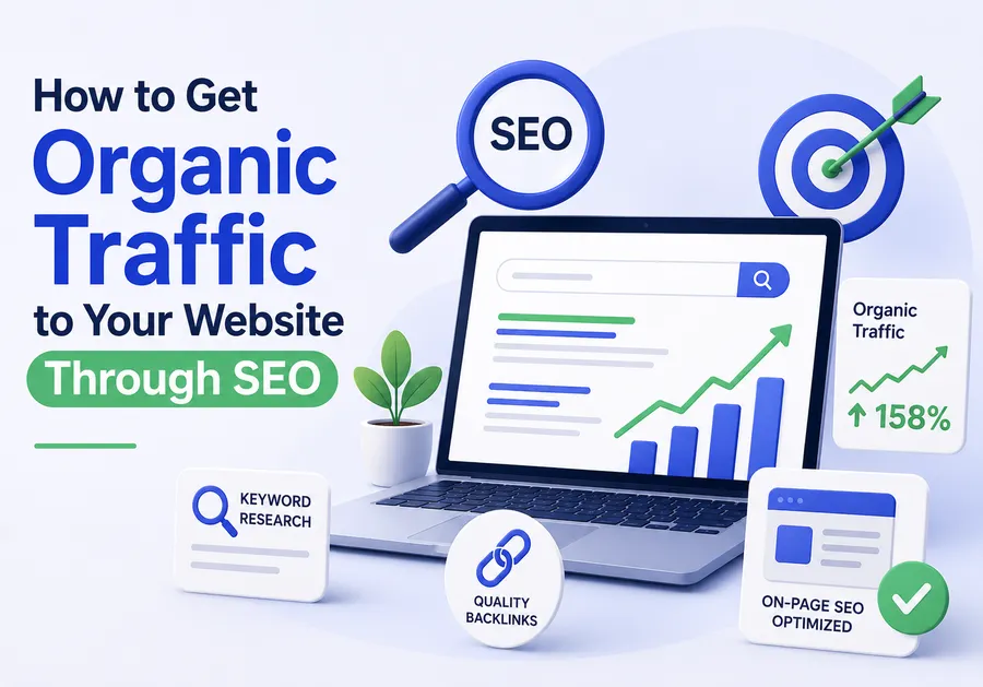 How to get organic traffic to your website through SEO
