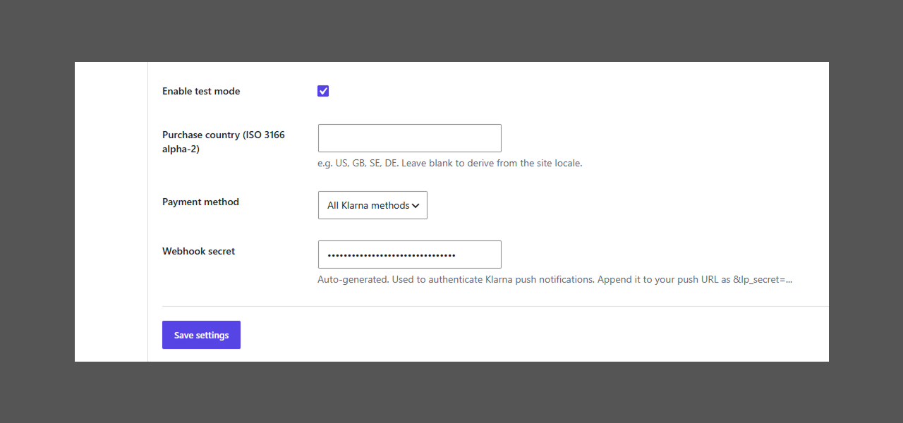 Klarna Add-on for LearnPress 4 klarna screen 3
