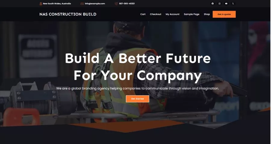 8+ Free Construction Templates and Page Designs 11 NAS Construction Build