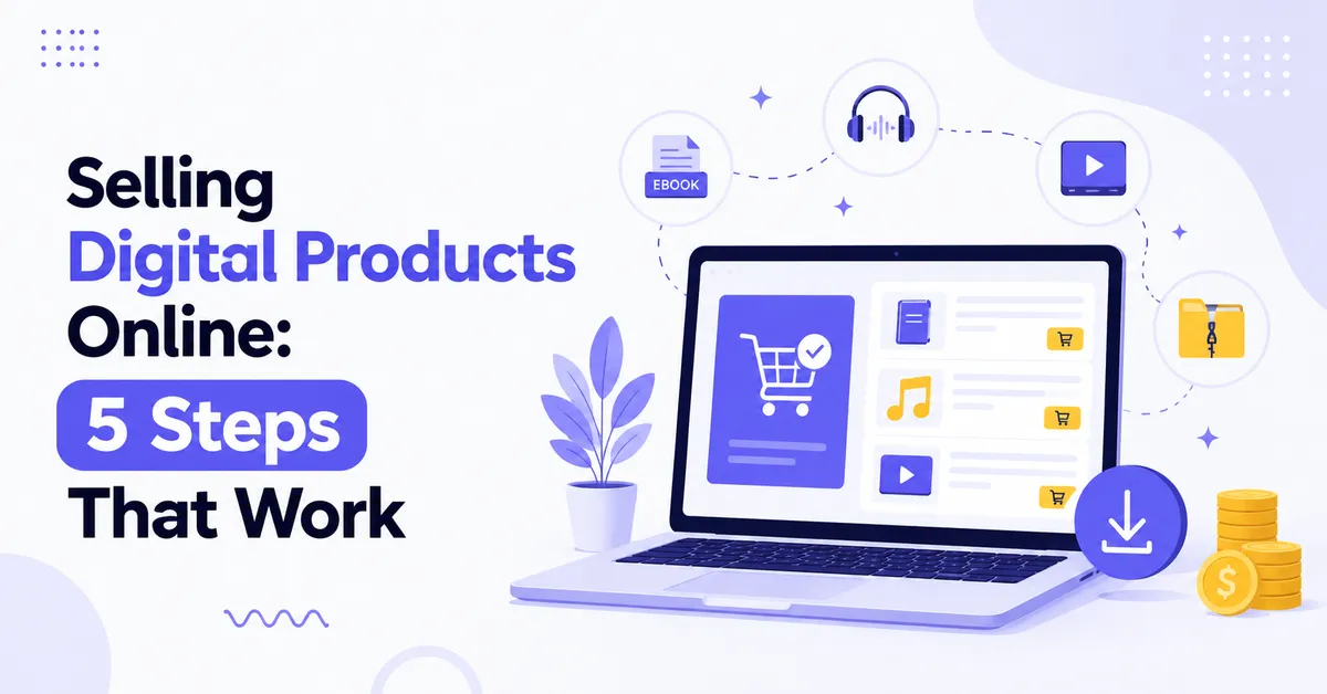 Selling Digital Products Online: 5 Steps That Work 2 Selling Digital Products Online: 5 Steps That Work
