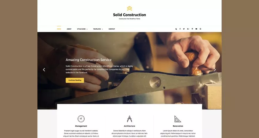 8+ Free Construction Templates and Page Designs 16 Solid Construction