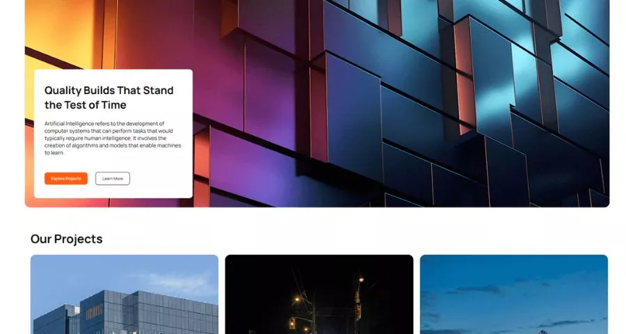 8+ Free Construction Templates and Page Designs 14 The Construction