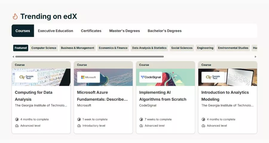 edX: Best for Exploring University-Level Subjects