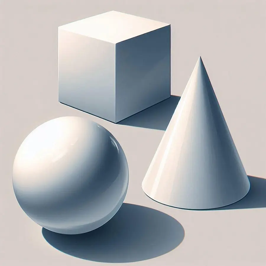What Are Design Elements? 9 Basics Every Designer Needs 7 : Three-dimensional forms created with light and shadow