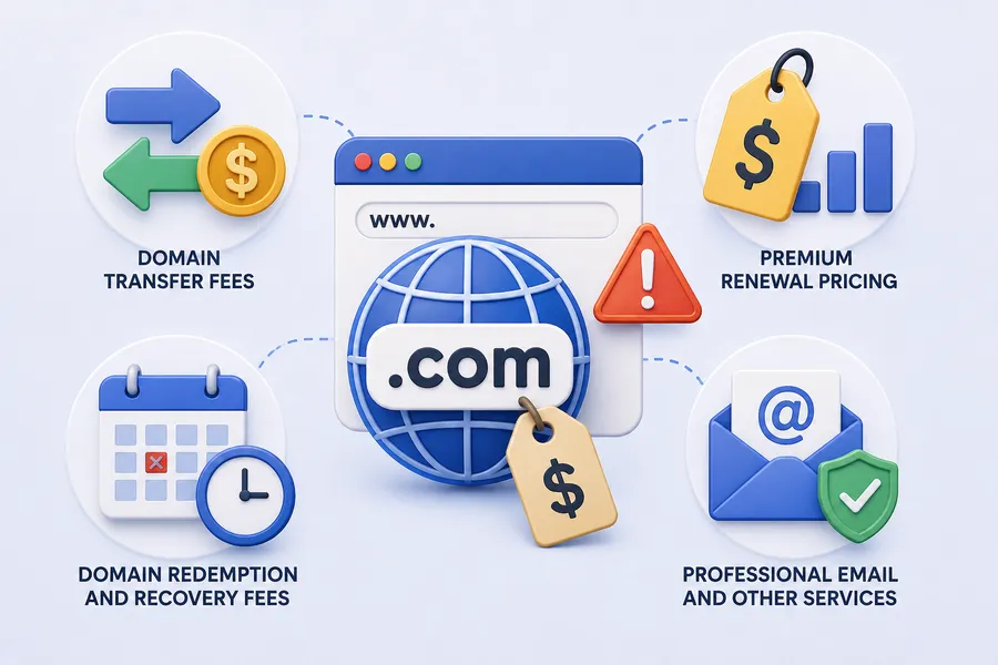 How much does a domain name cost in 2026 7 Hidden domain costs to watch for