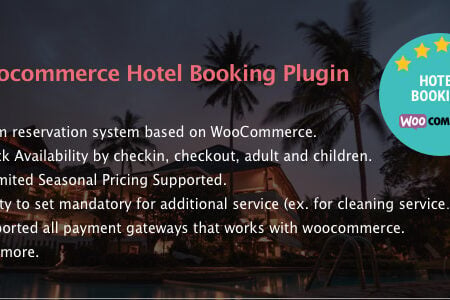Hotel Booking - WooCommerce WordPress Plugin