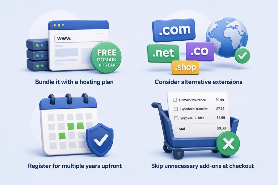 How much does a domain name cost in 2026 8 lower your domain registration cost