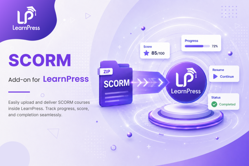 Scorm add-on for LearnPress