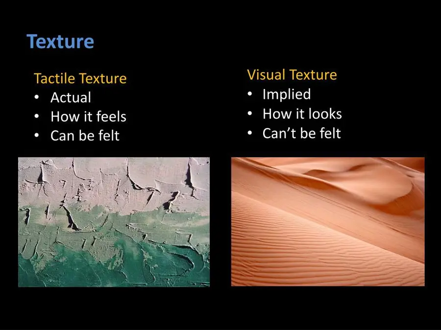 What Are Design Elements? 9 Basics Every Designer Needs 6 Visual and tactile texture as elements of design