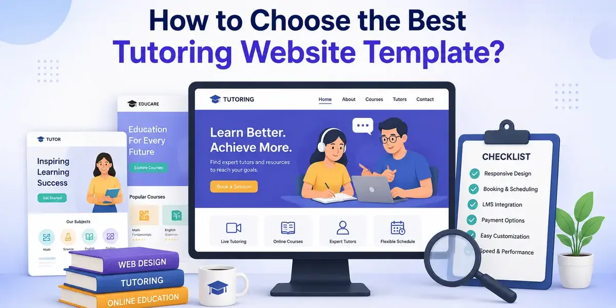 How to Choose the Best Tutoring Website Template?