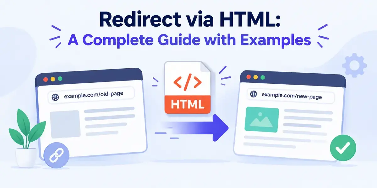 Redirect via HTML: A Complete Guide with Examples