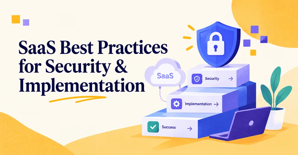 SaaS Best Practices for Security & Implementation 3 SaaS Best Practices for Security & Implementation